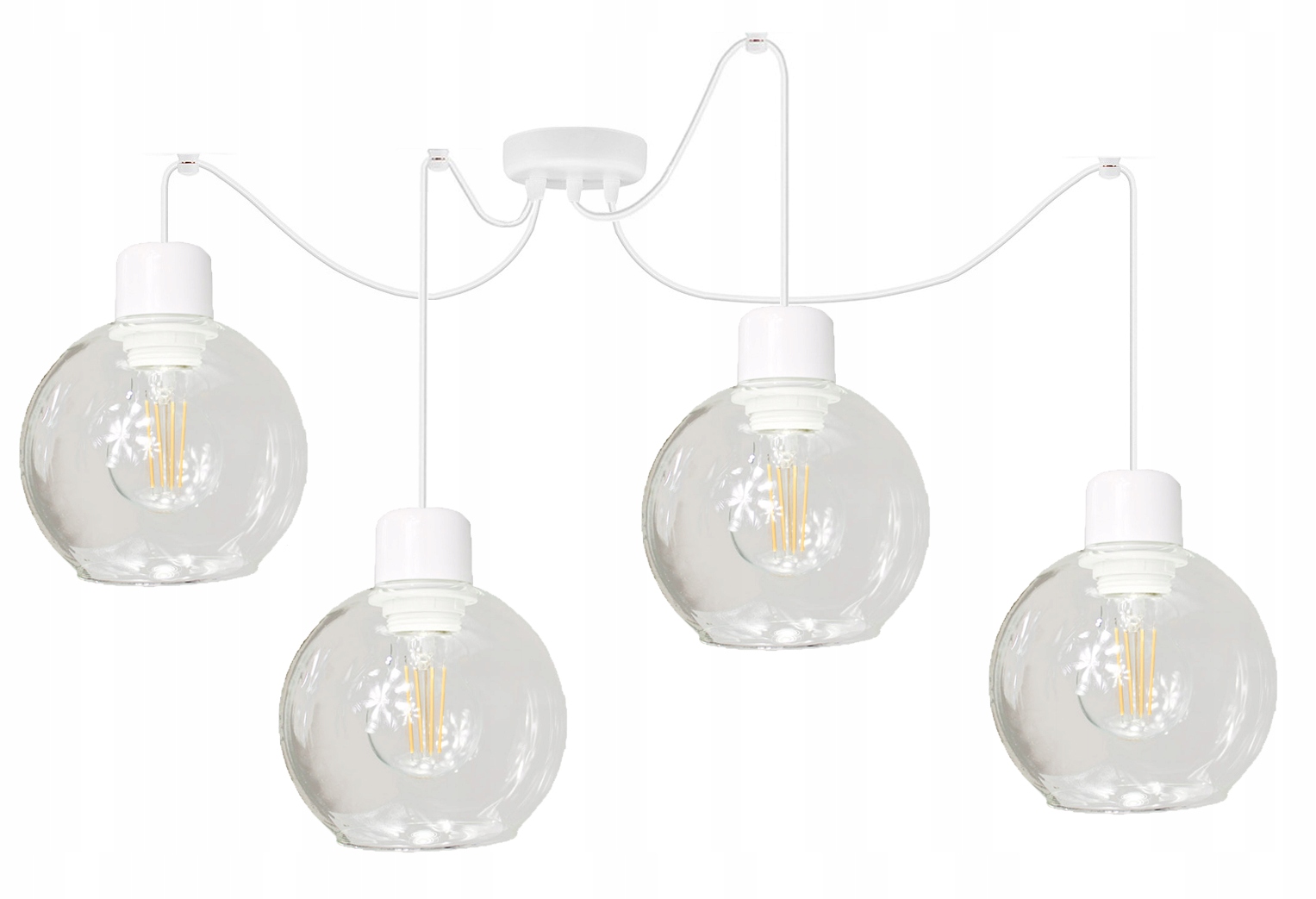 Závěsná lampa Jasno Dark Glass Ovál E27