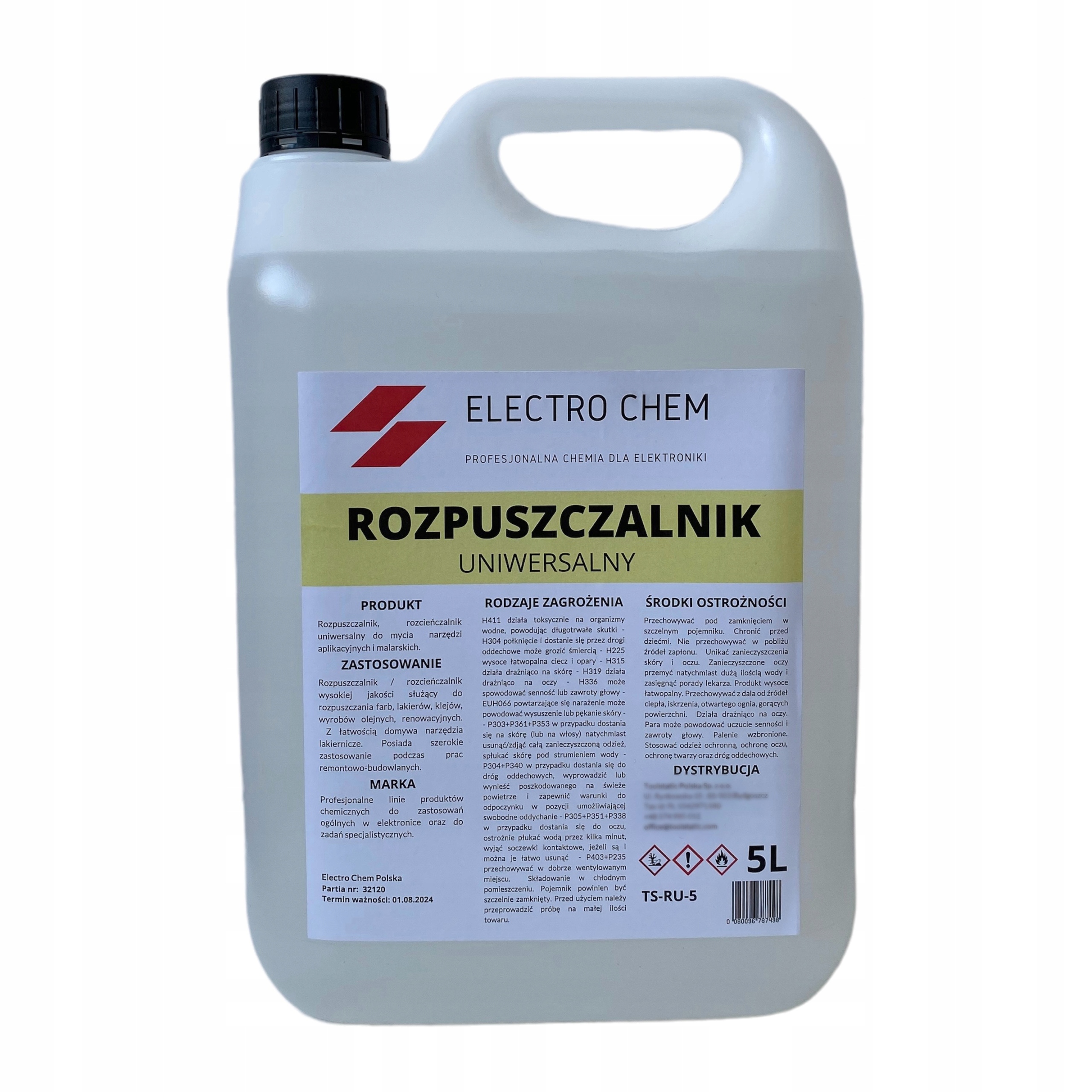 Rozpuszczalnik Uniwersalny Rozcieńczalnik 5L