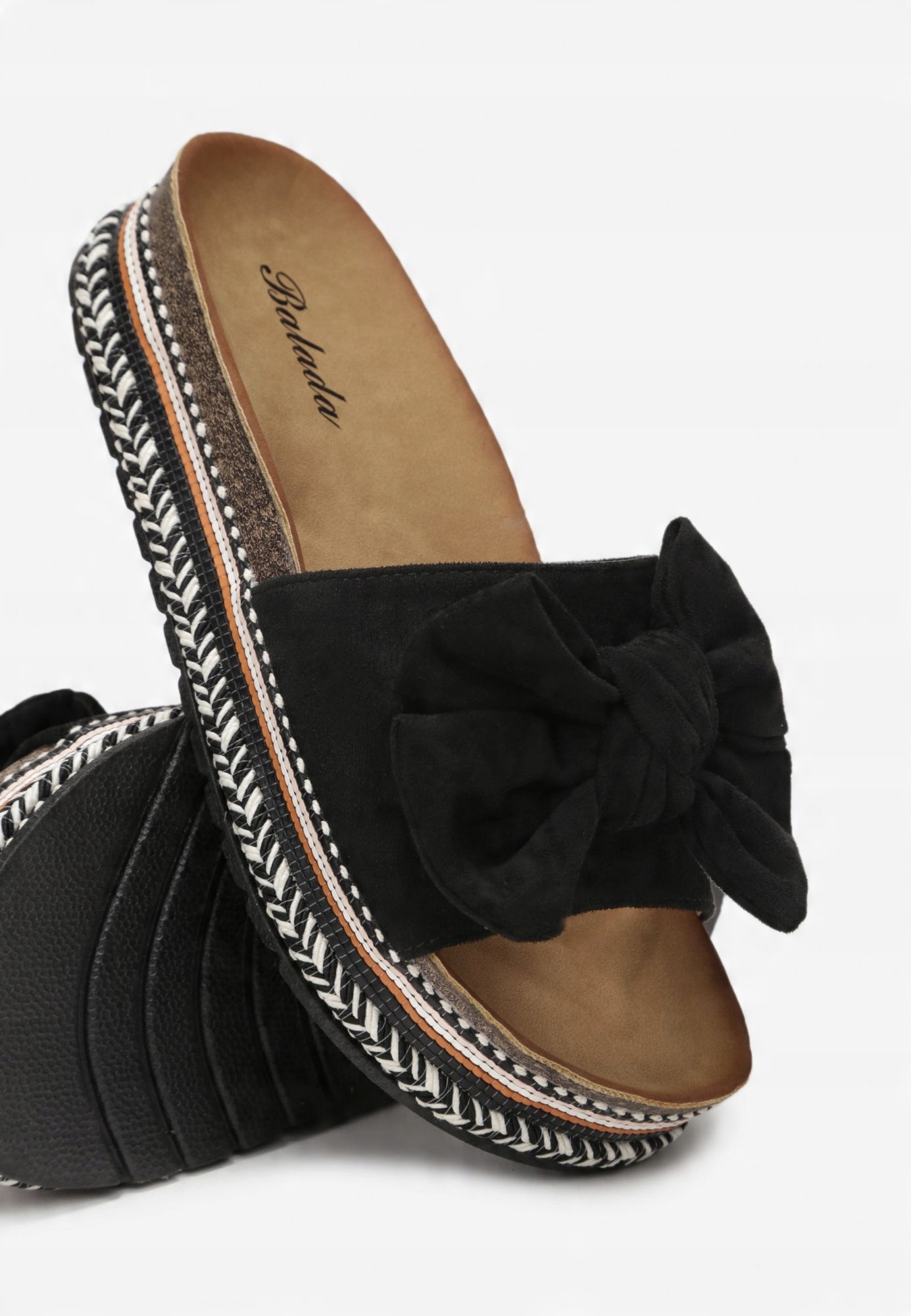 

Born2Be Czarne Klapki damskie 37 Casual