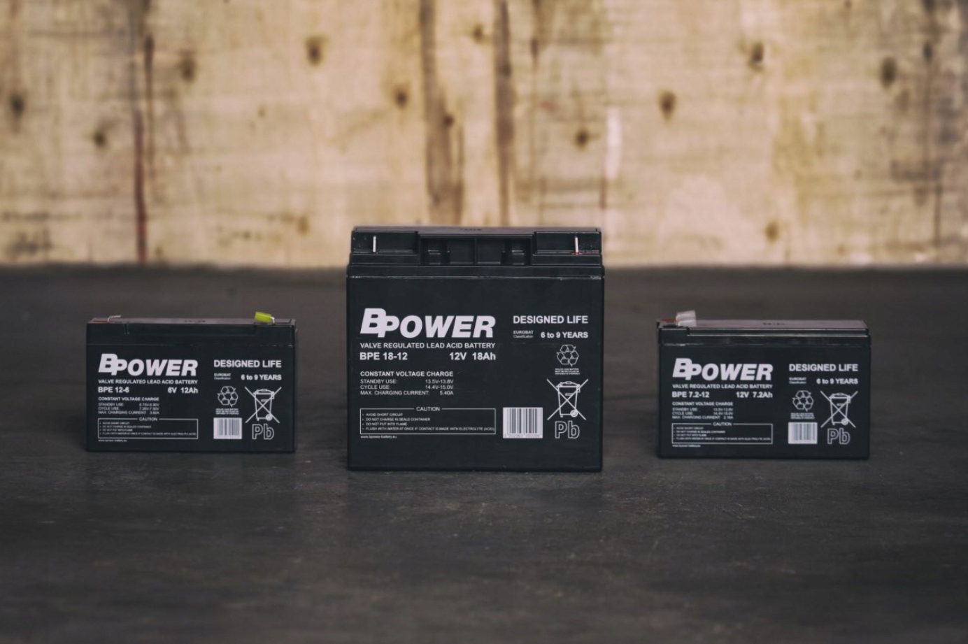 Akumulator AGM Bpower BPE 7.2-6 7,2Ah 6V Producent BPower