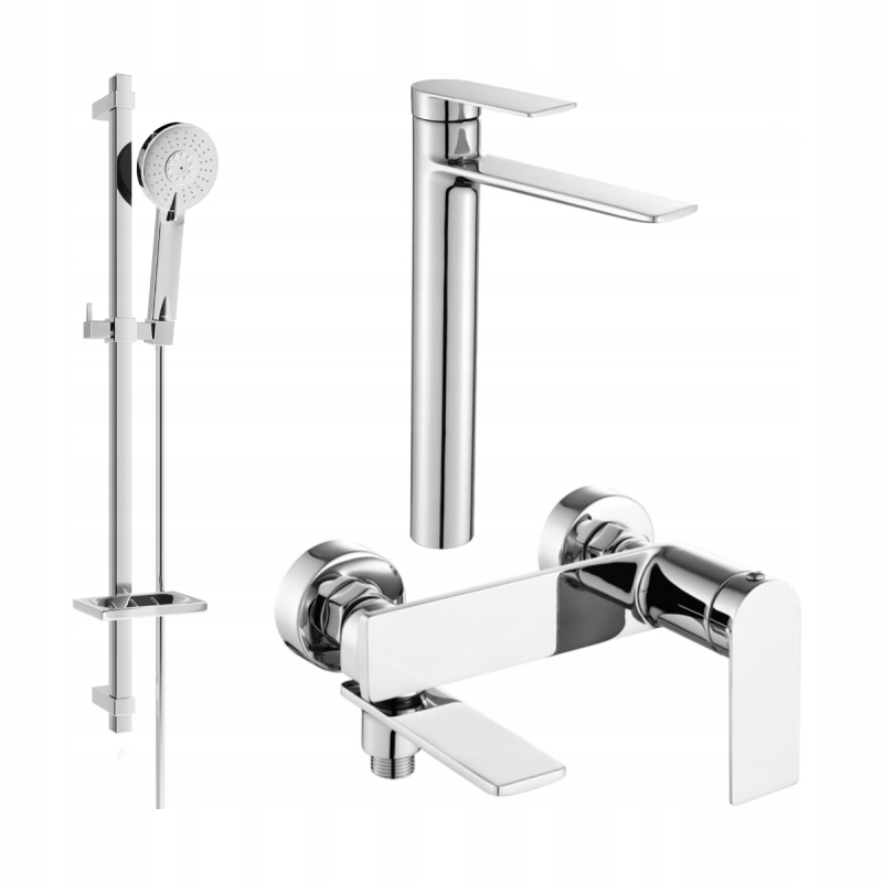 Mexen Zero DQ40 vanová sada, Chromovaná