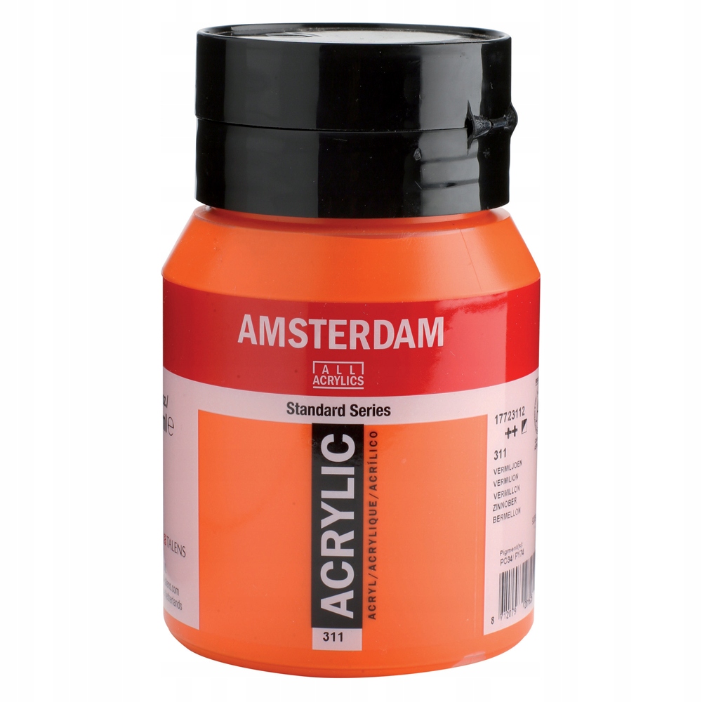 Talens Amsterdam barva akryl 500ml 311 vermilion