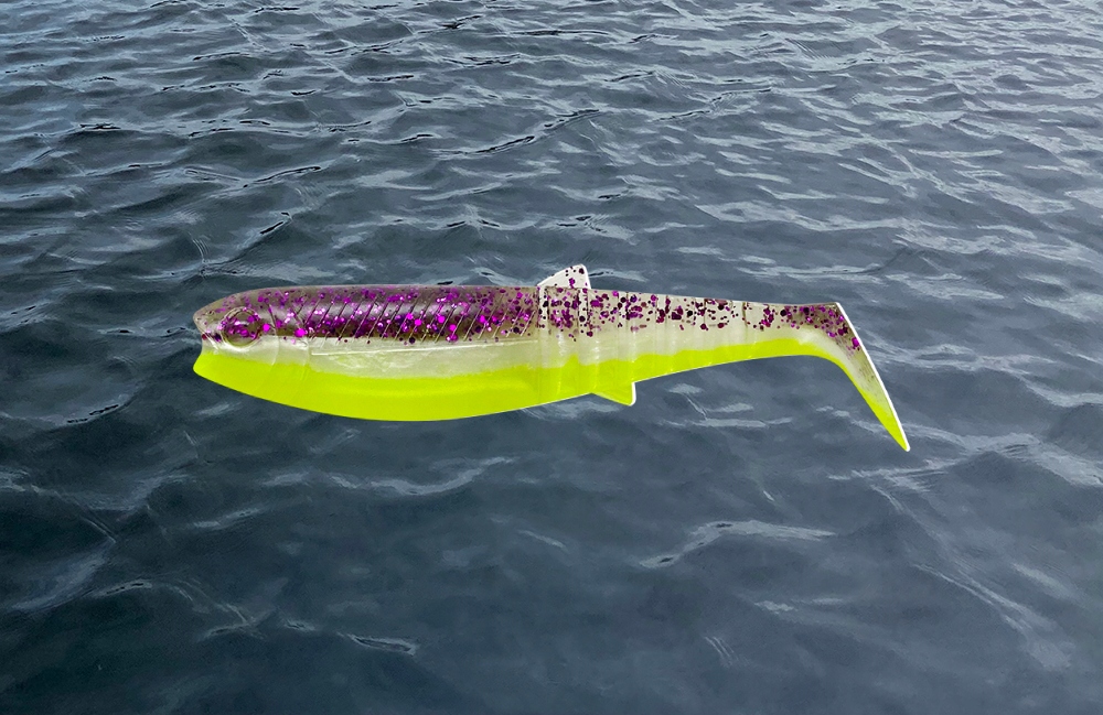 Guma Savage Gear CANNIBAL SHAD 10cm 9g PURPLE GLITTER BOMB 77110 1szt EAN (GTIN) 5706301771100