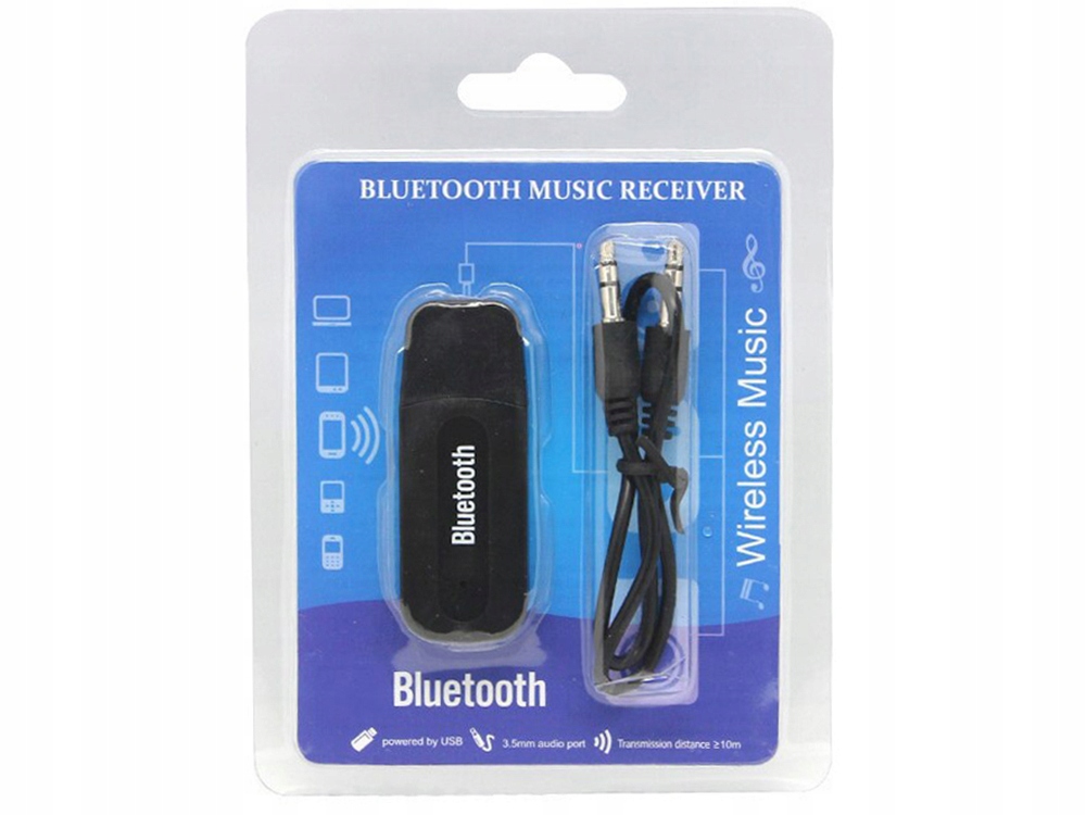 adapter bluetooth aux jack usb odbiornik dźwięku EAN (GTIN) 5907451334553