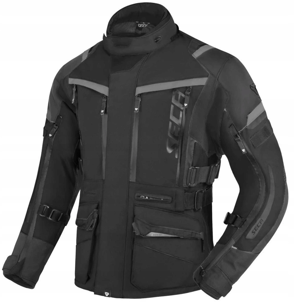 Seca Arrakis III Čierna Pánska Textilná Motocyklová Bunda Na Turistiku