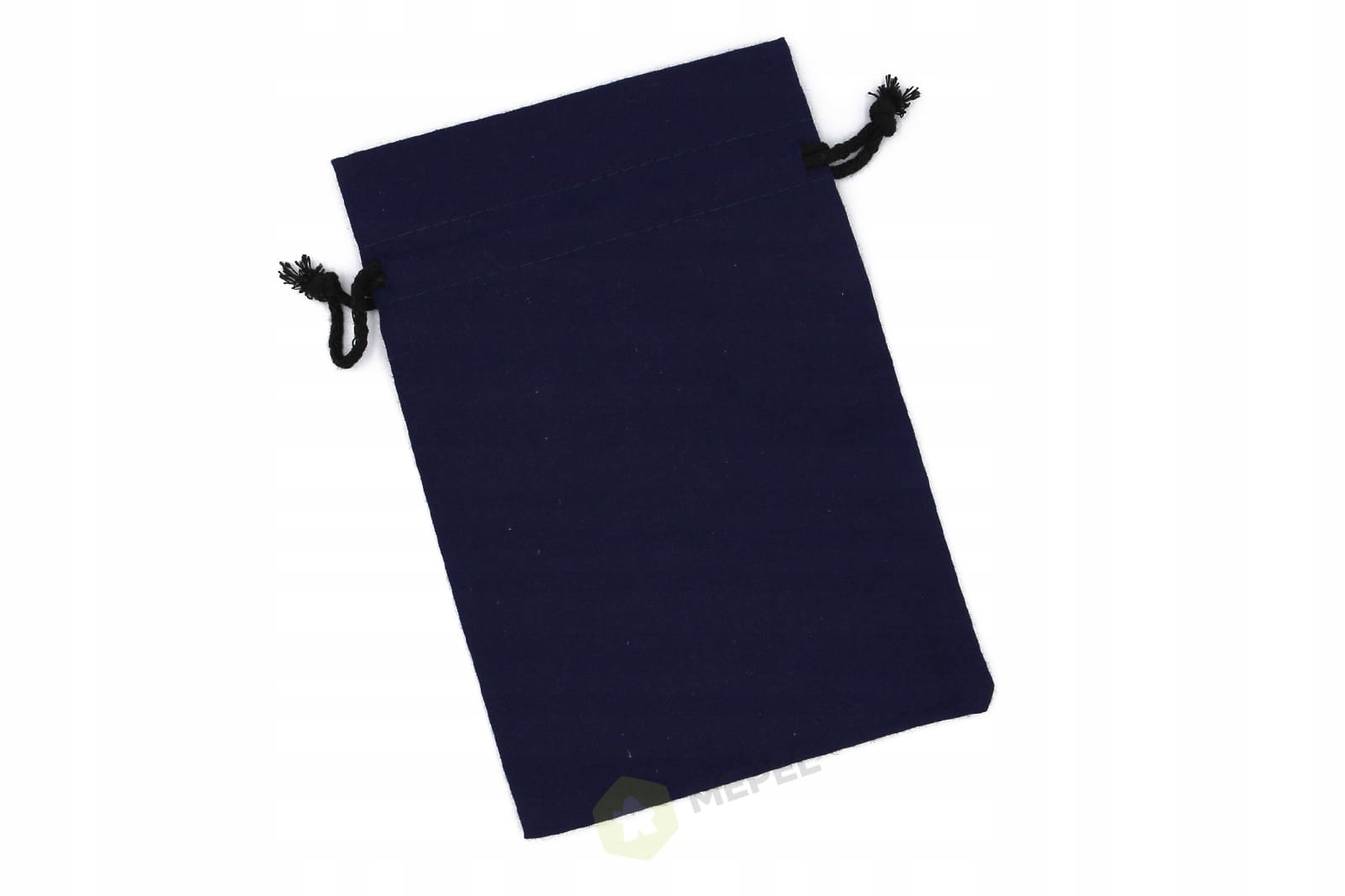 Woreczek materiałowy 14x20 cm (średni) - niebieski Kolor beżowy