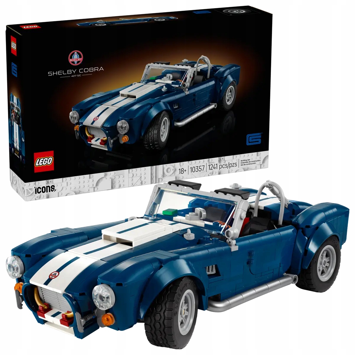 stavebnice Lego Icons 10357 Shelby Cobra 427 S/c