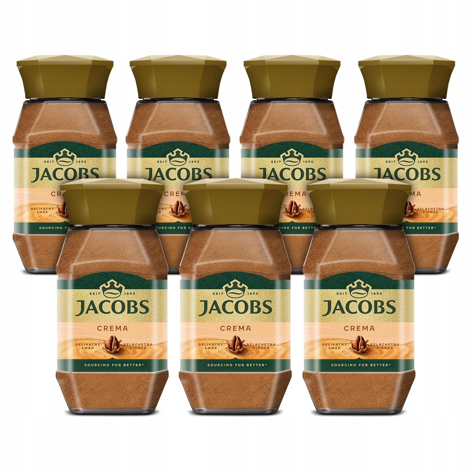 Kawa rozpuszczalna Jacobs Crema 7x 200g