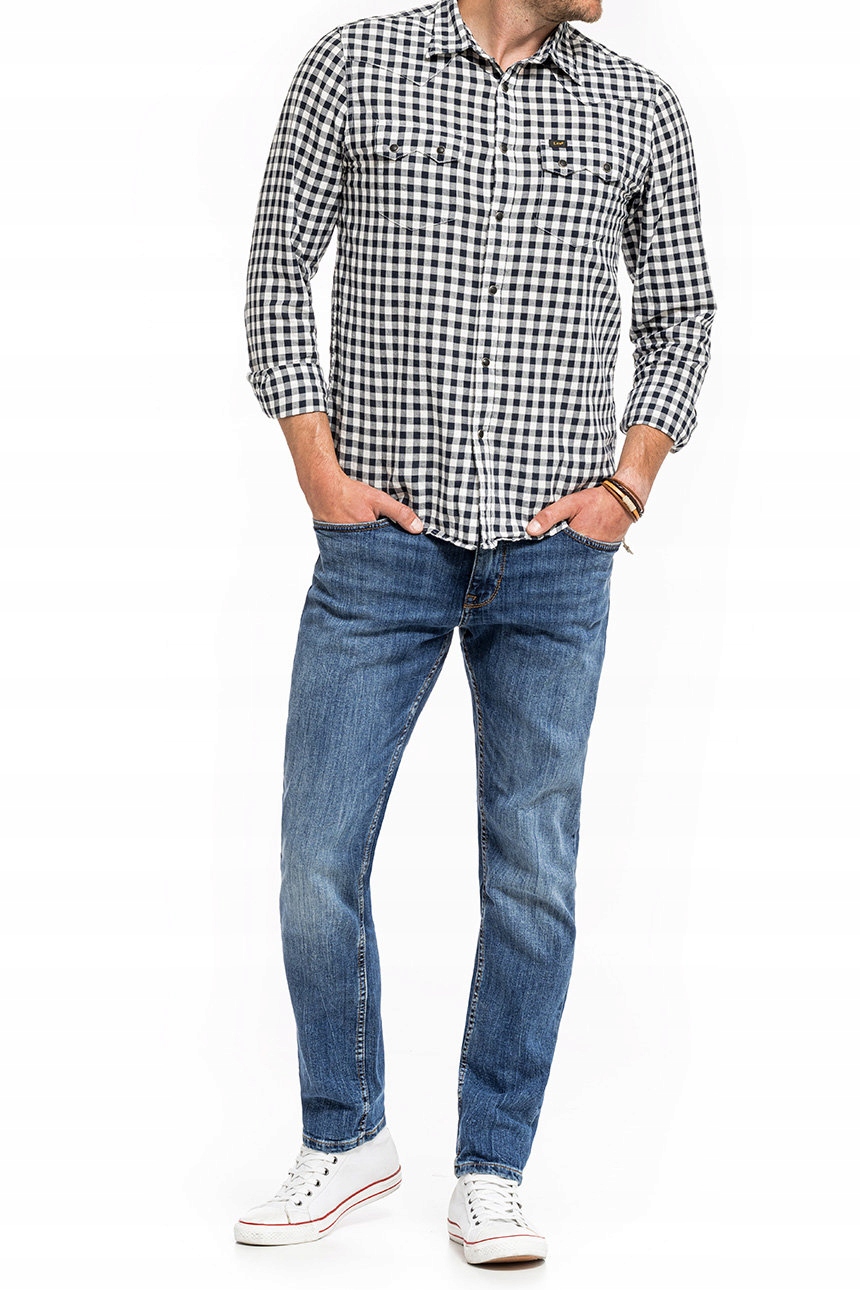 MUSTANG VEGAS MĘSKIE SPODNIE JEANSOWE JEANSY DZINSY DZINSOWE W32 L30 Materiał dominujący bawełna