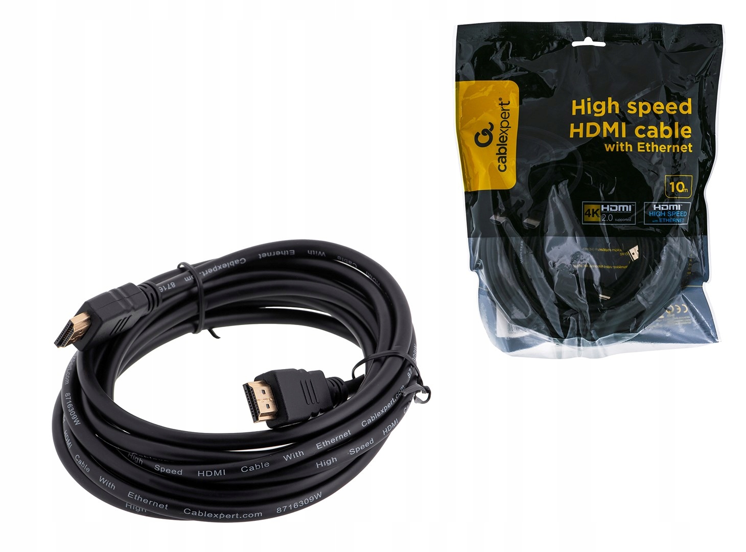 Kabel Gembird CC-HDMI4-10M (hdmi M Hdmi M; 10m; kolor czarny)