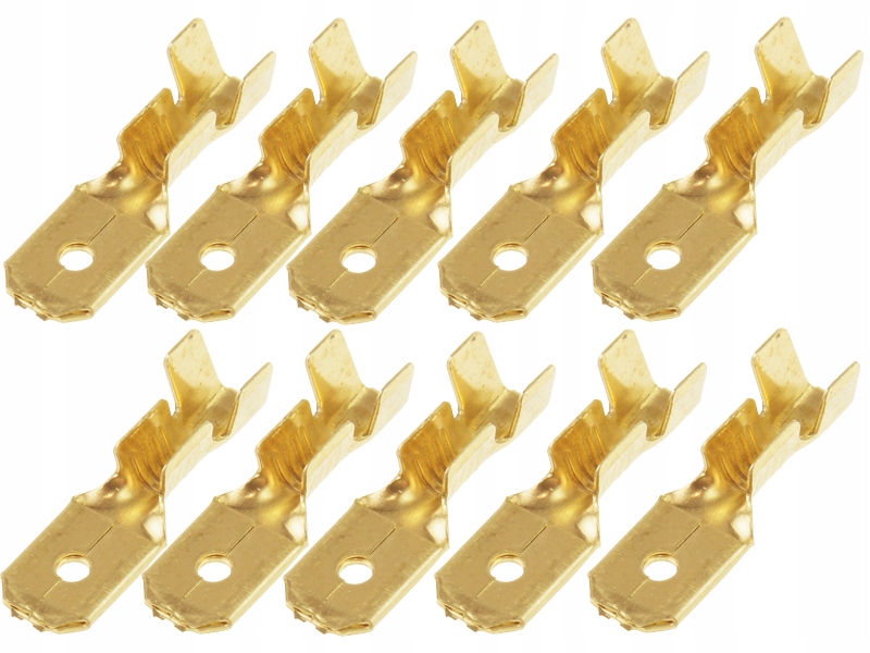 

Konektor Płaski Męski Wsuwka 6,2MM 2,5MM 10SZT