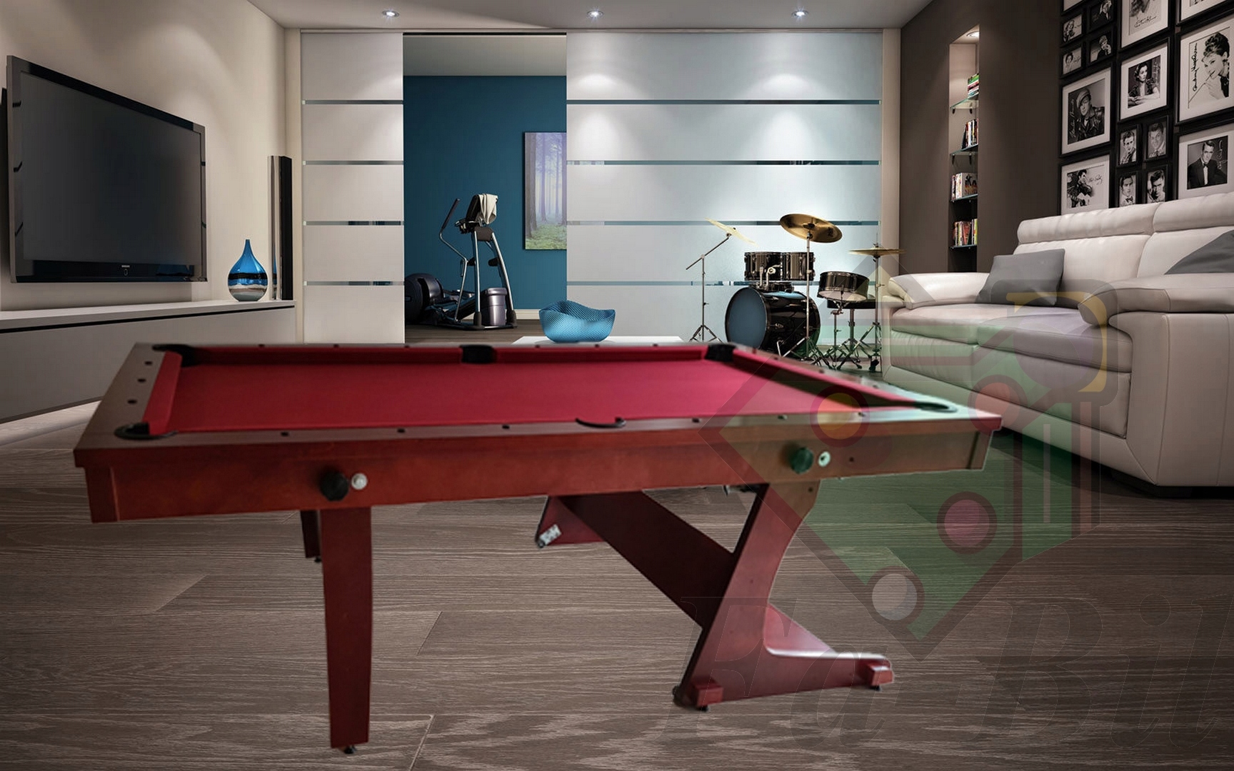 BILARD 6ft 7ft 8ft~~ SKŁADANY ~~ ROBSON Marka Fa-bil