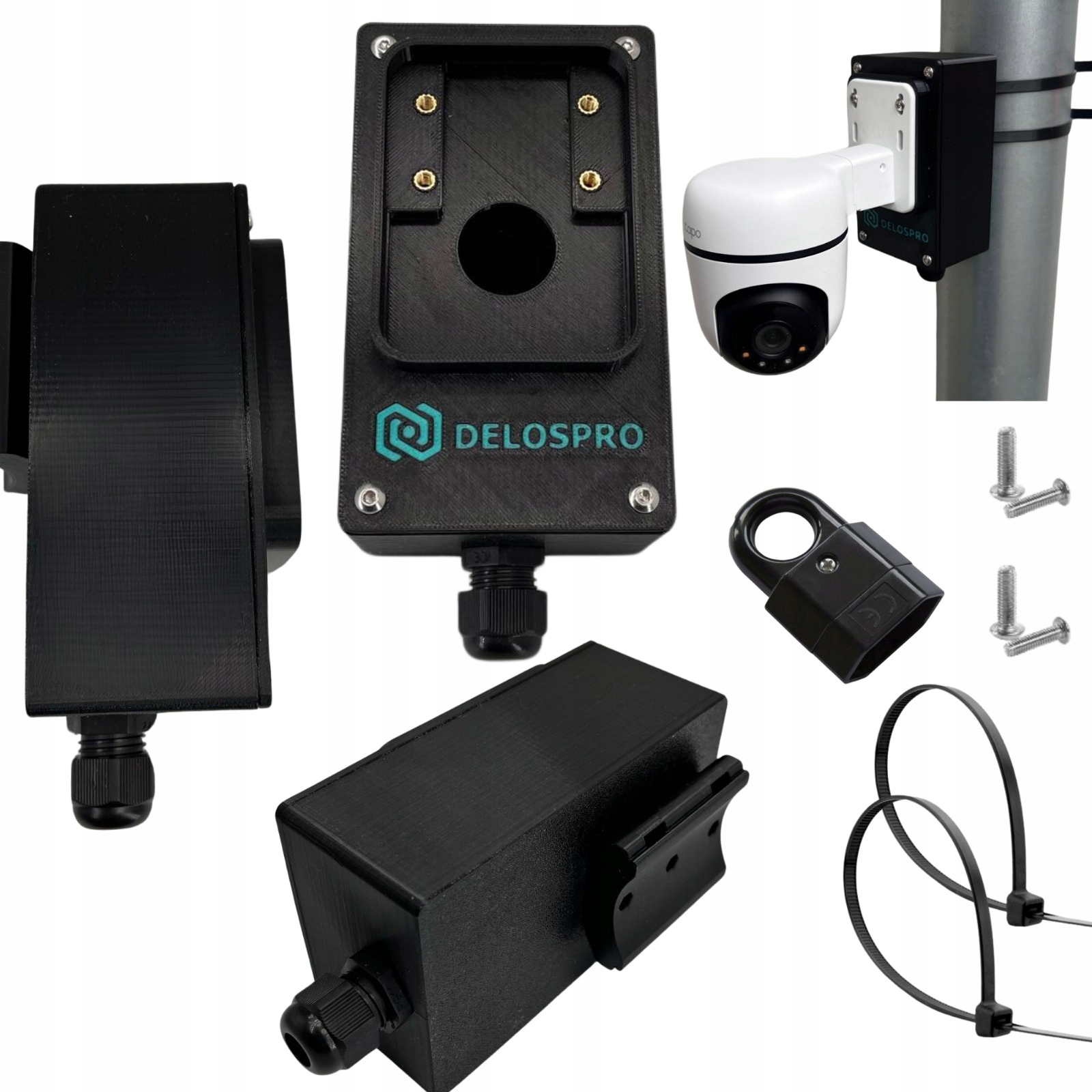 Bezinwazyjna Puszka Z Uszczelką Do Kamer Tapo C500 C510W C520WS C530WS TC40