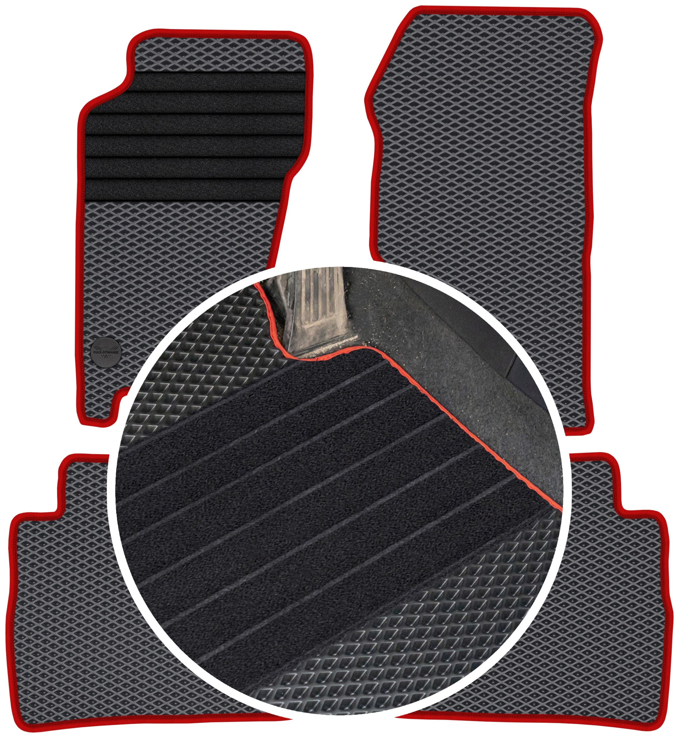 Jeep Cherokee III Kj Suv 2001-2006 Gumové rohože do auta Eva Eternity