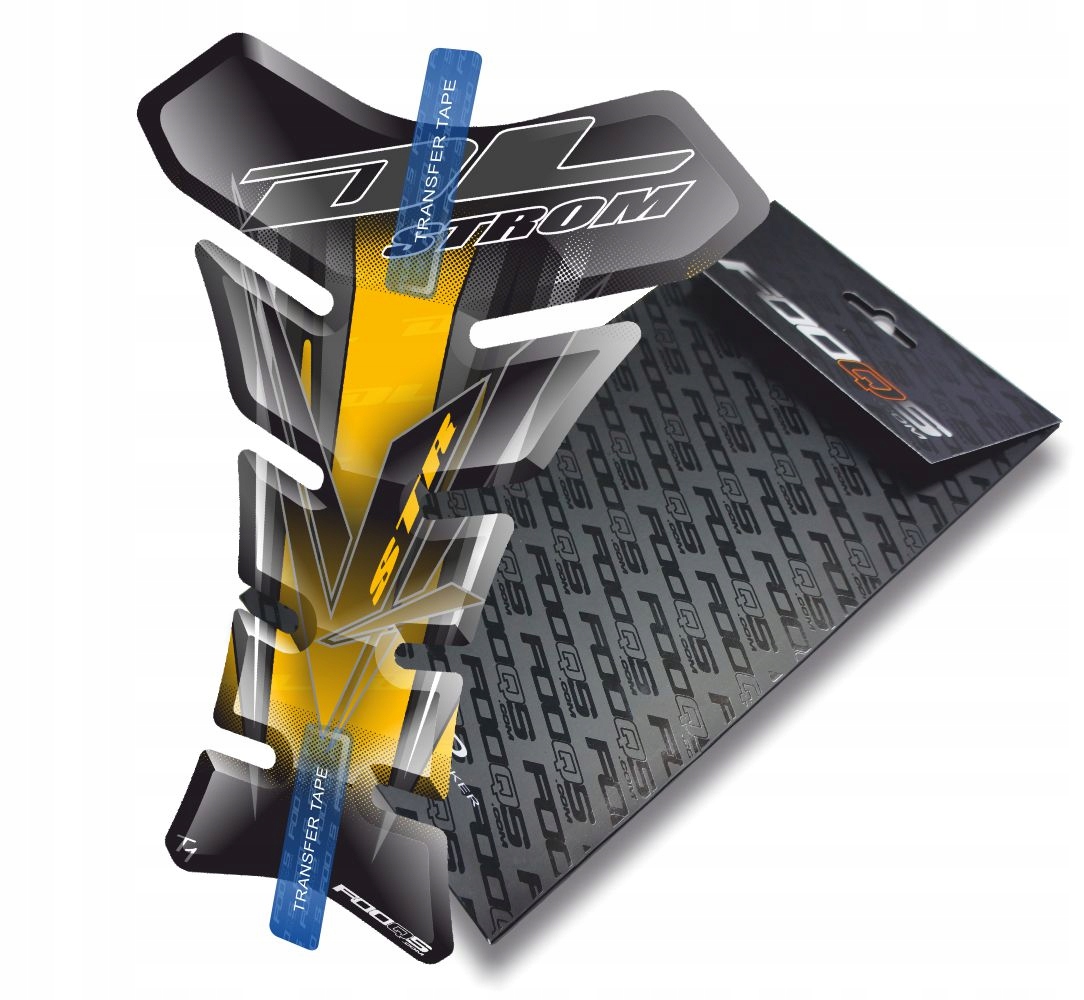 Tank-pad od firmy Fooqs pro Suzuki DL-650-1000 V-strom Žlutý