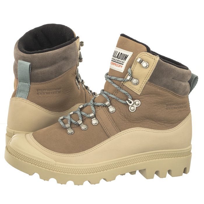 Dámské trapery Palladium Pallabrousse béžové