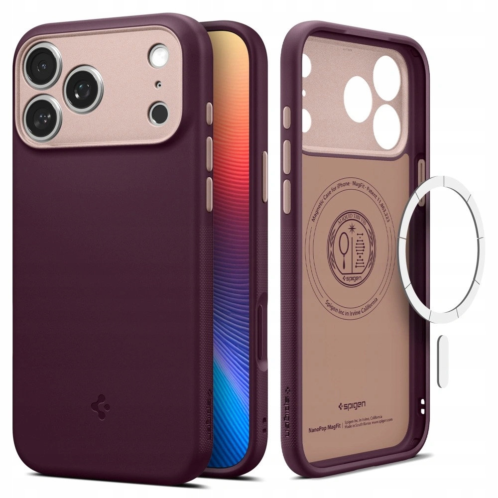 Spigen Matowe Etui Case Obudowa Cover Plecki Magsafe Do Iphone 17 Pro Max