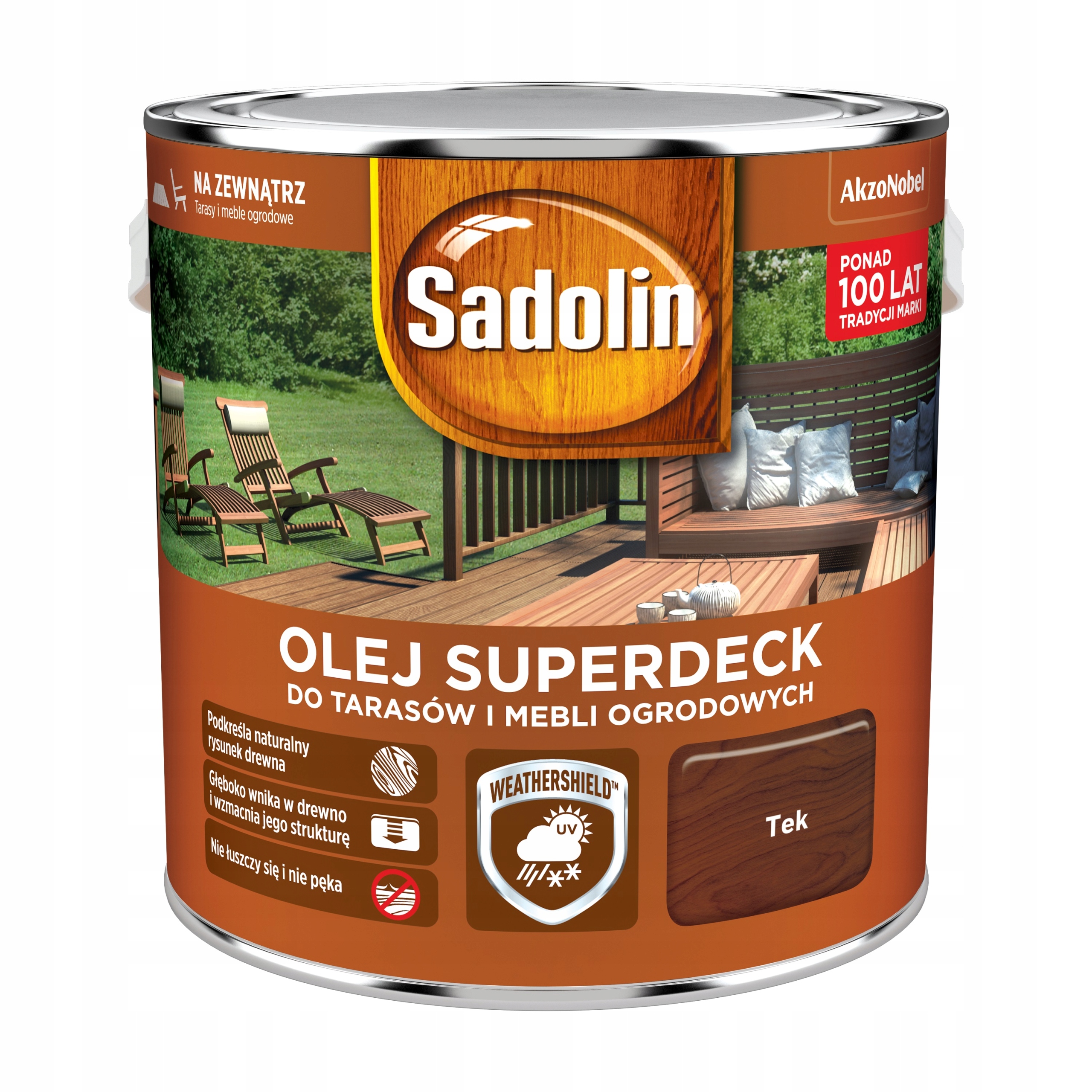 SADOLIN SUPERDECK OLEJ 2,5l TEK