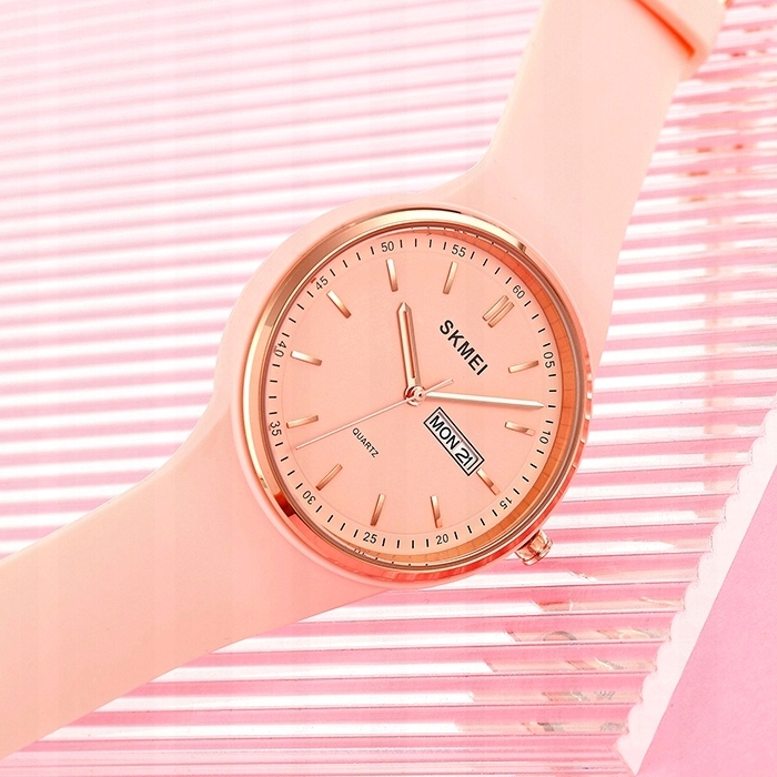 Zegarek damski SKMEI pasek silikonowy analogowy Styl sportowy