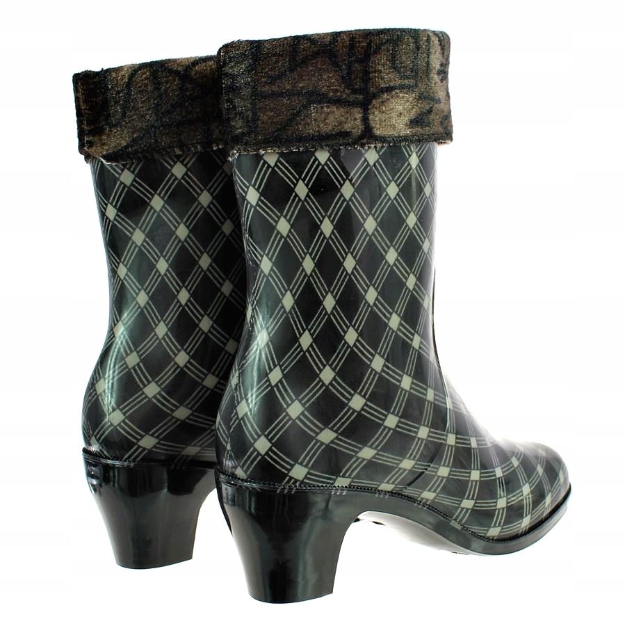 KOZAKI KALOSZE OCIEPLANE BUTY DAMSKIE WODOODPORNE 5882 roz. 38 Rozmiar 38