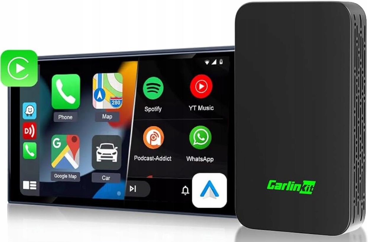 Carlinkit 5.0 2Air Bezdrátový Apple Carplay Android Auto Adapter Carlink za  1094 Kč - Allegro