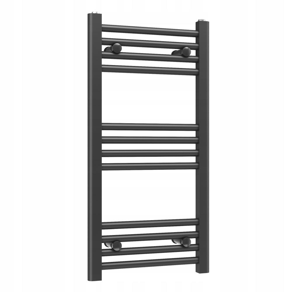 Ohřívač Basic 30x80 cm černý koupelnový žebříkový radiátor Gamma