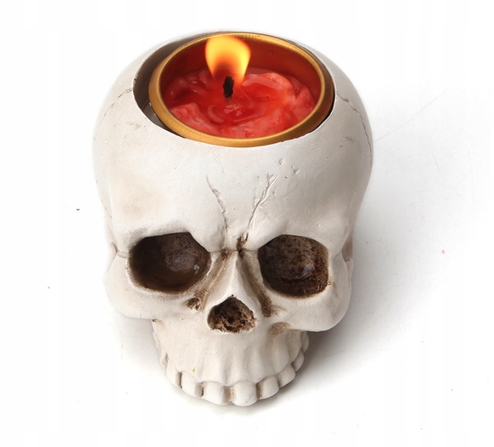 

Świecznik Czaszka Dekoracyjny Halloween