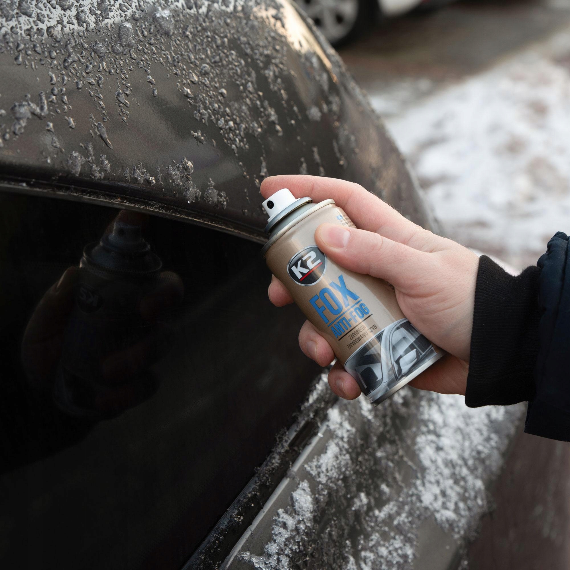 PŁYN PRZECIW PAROWANIU SZYB K2 FOX ANTI-FOG 150ML Stan opakowania oryginalne