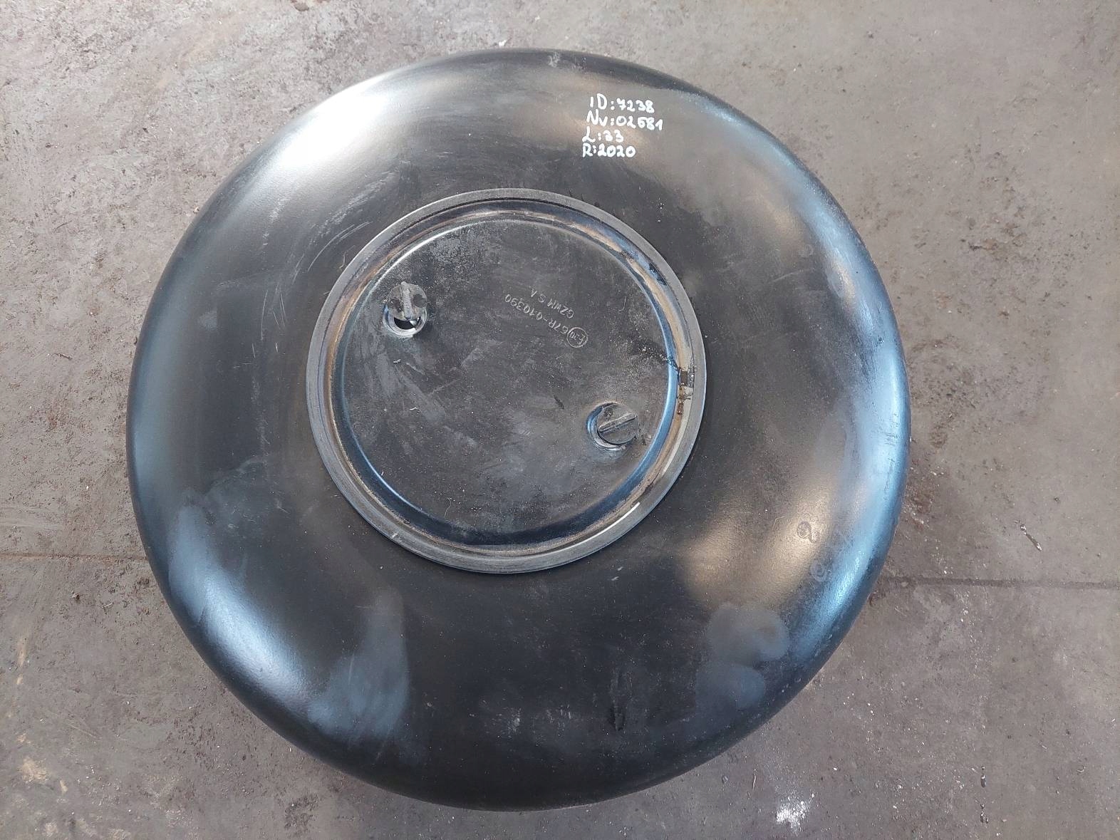 BUTLA GAZOWA LPG 33L 2030R W KOŁO PAPIER + ZAWÓR