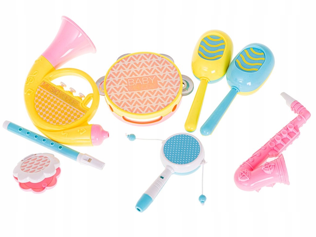 INSTRUMENTY DLA DZIECI DUŻY ZESTAW MUZYCZNY 8 elem EAN (GTIN) 5903039728929