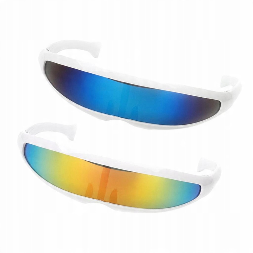 

futurystyczne okulary Cyklop Wielobarwność