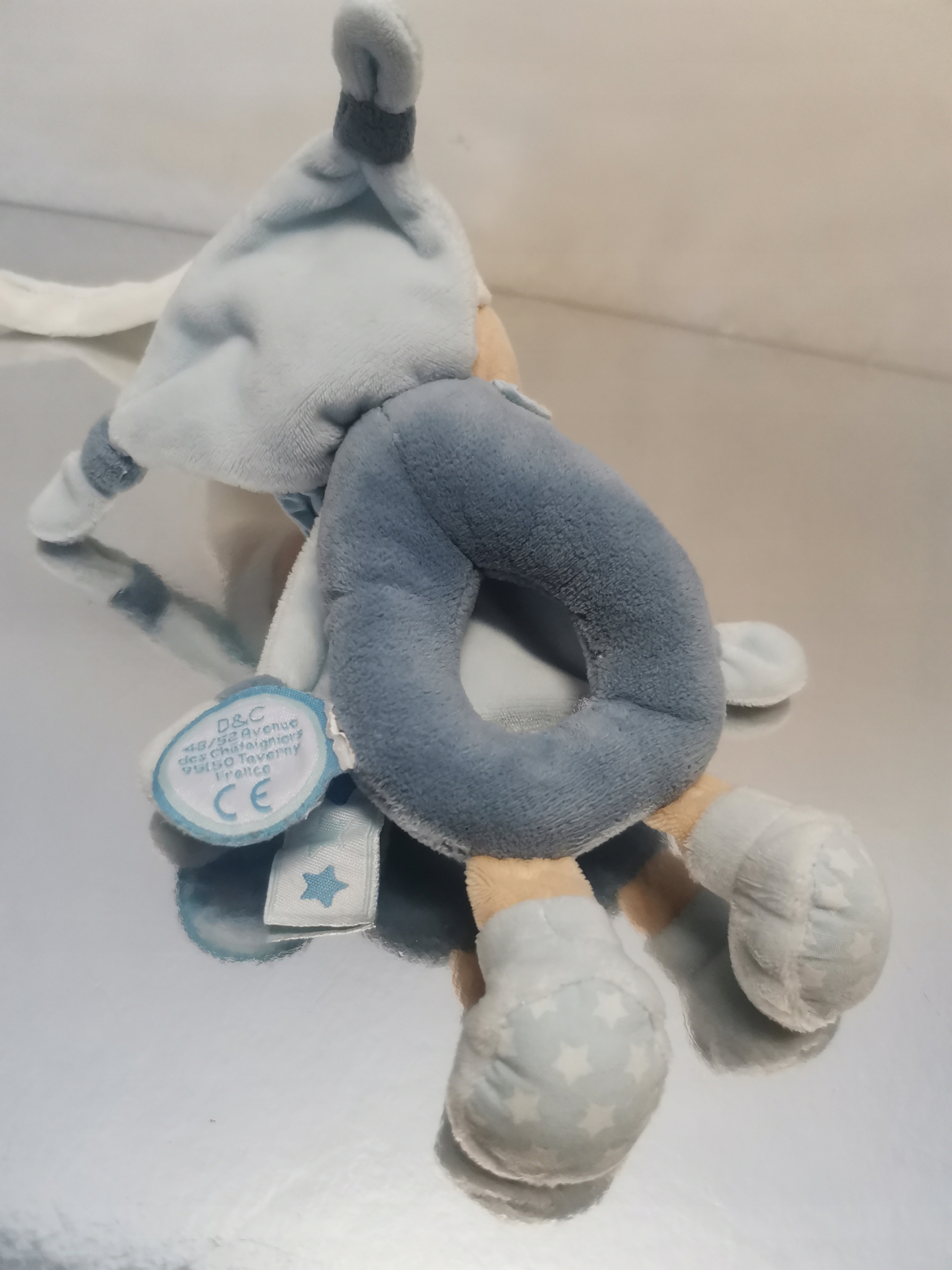 Doudou et Compagnie DC2713 zabawka grzechotką miś EAN (GTIN) 3700335227130