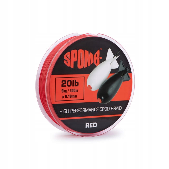 Plecionka do spod'a Red 0,18mm 300m Spomb