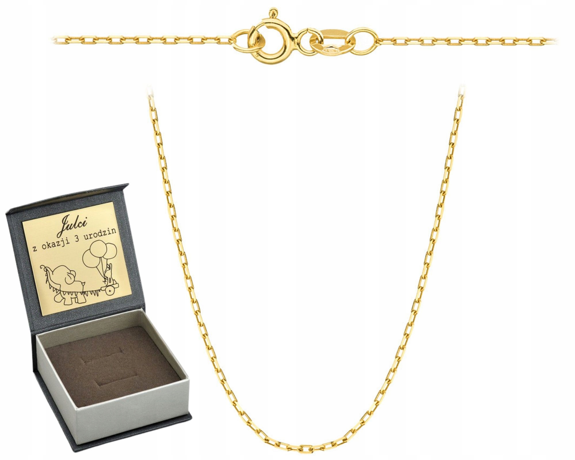 Řetízek Řetízek Ankier 42 CM 585 Gravírování