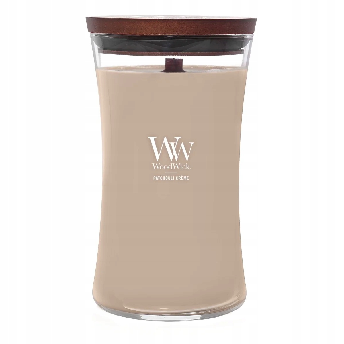 Vonná svíčka sójová Patchouli Creme Woodwick