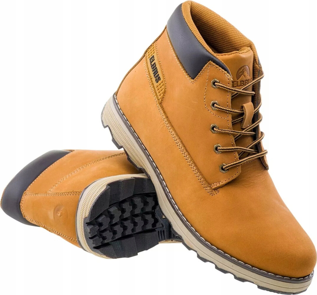 Pánské Trekové Boty Trapery Z Přírodní Kůže Elbrus Navid MID Velikost 41