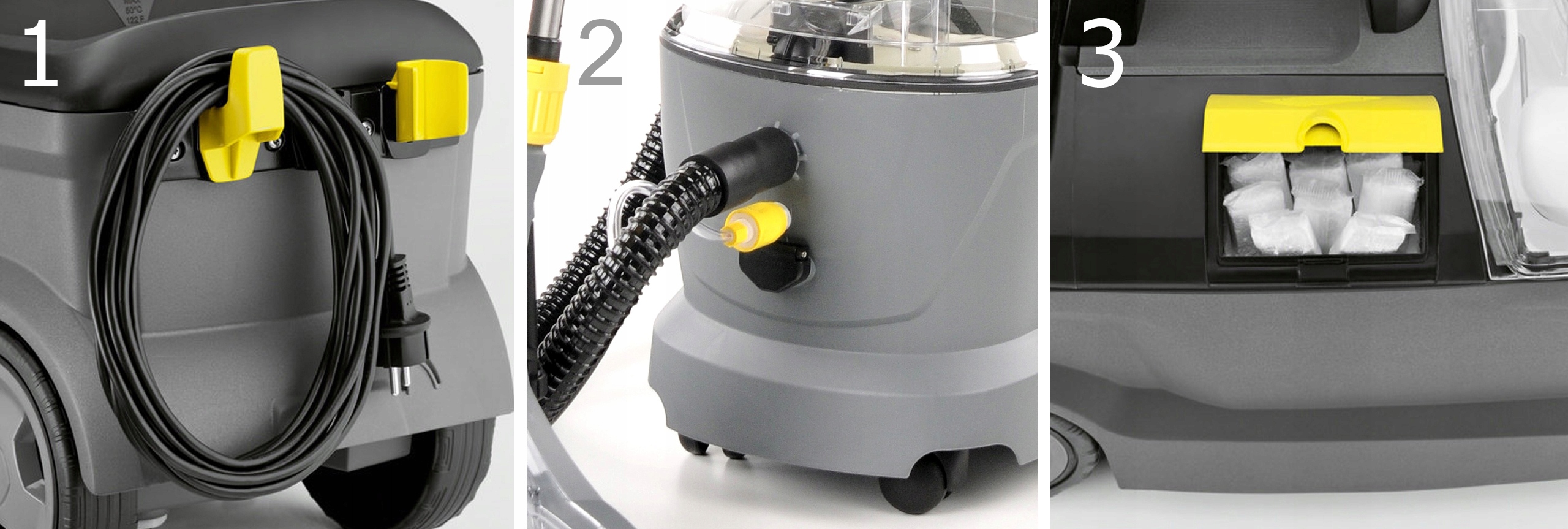 KARCHER PUZZI 10/2 ODKURZACZ PIORĄCY ZESTAW GIGANT Seria Puzzi