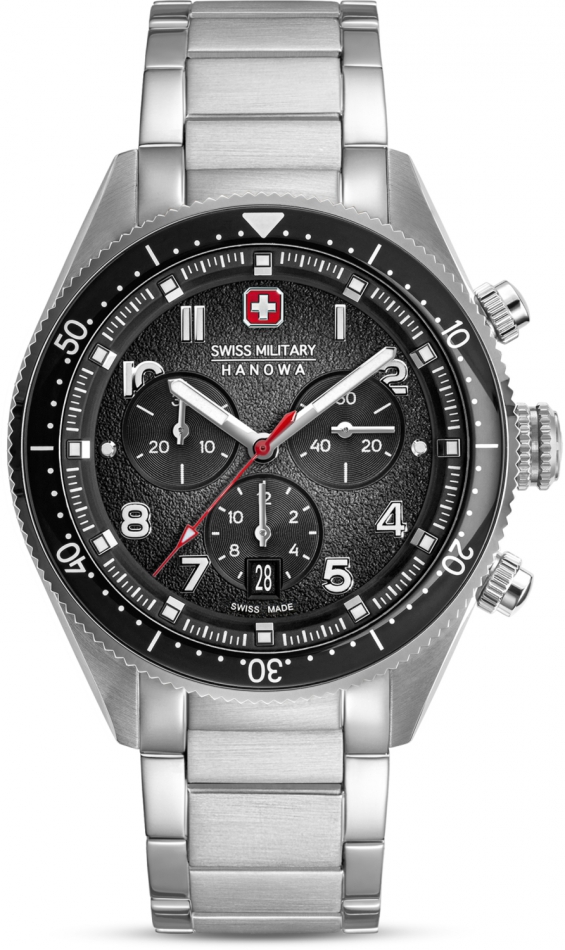 Zegarek męski Swiss Military SMWGI0003803 stalowy klasyczny do pływania