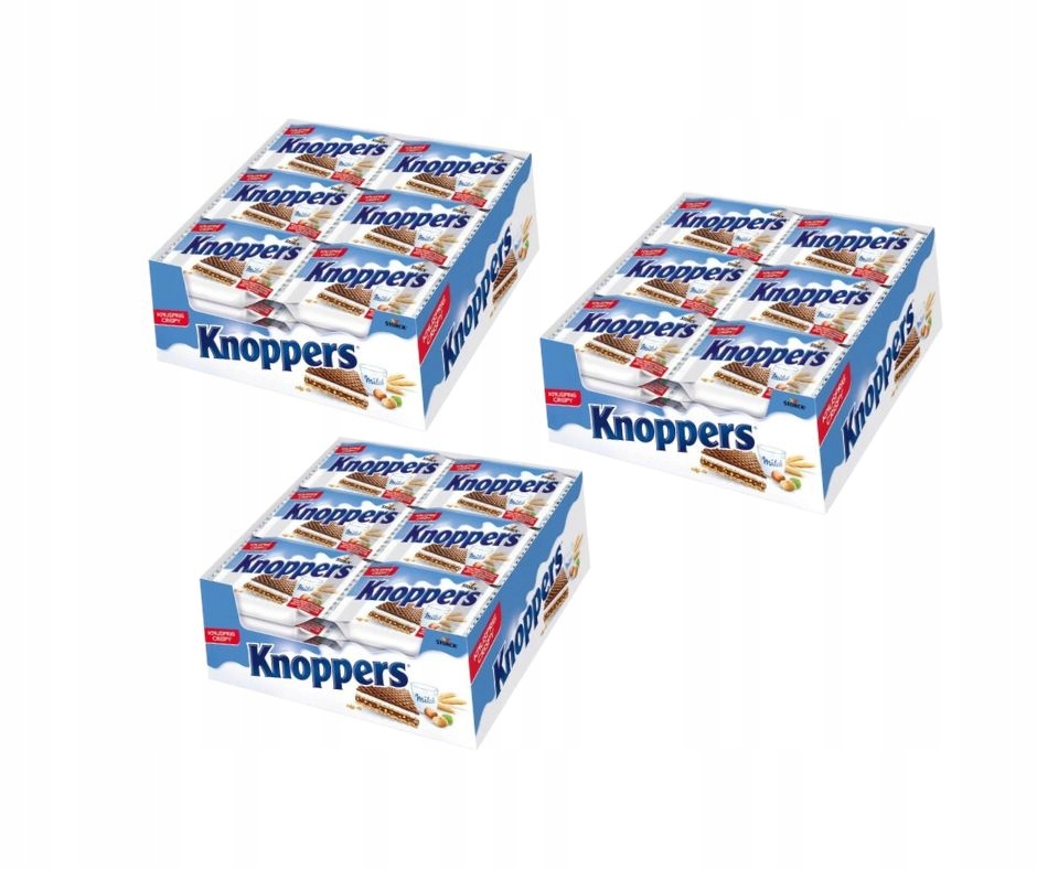 Levně Knoppers Milk-Nut Oplatek 25g sada 3x24 ks