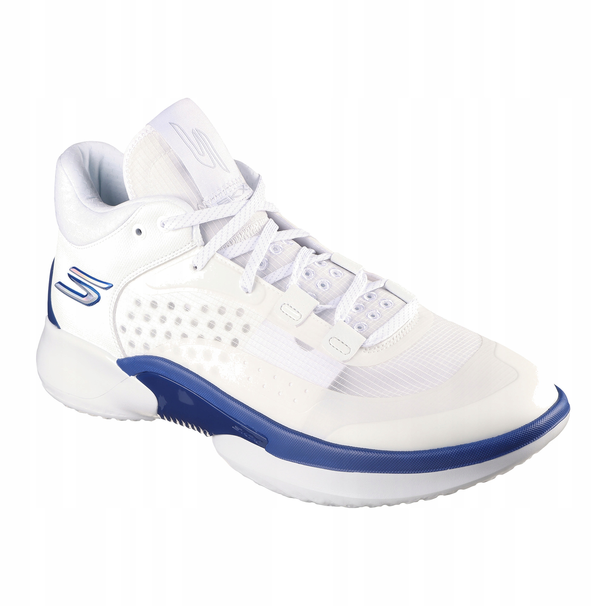 Pánské basketbalové boty Skechers Skx Resagrip white/blue 41 Eu
