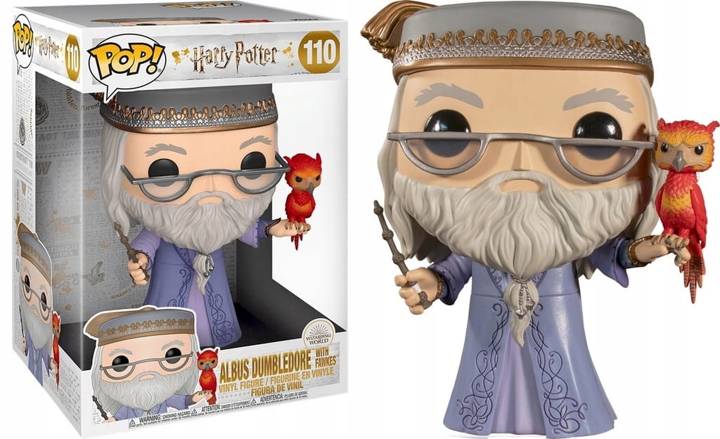 Albus Dumbledore with Fawkes 110 Harry Potter 10 ' Pop! Vinyl