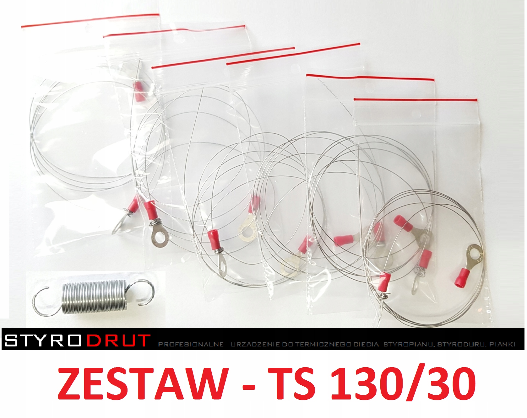 ZESTAW DRUTÓW 6 SZT - TS 130/30 STYRODRUT