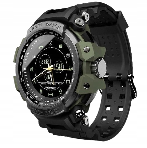 Smartwatch Lokmat MK28 Zielony Sportowy Zegarek Wodoszczelny