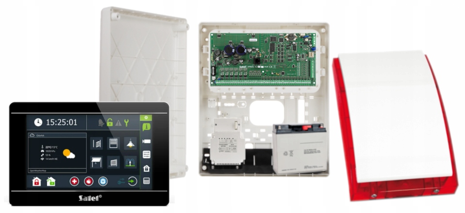 System alarmowy Satel Integra 64 Plus z manipulatorem dotykowym
