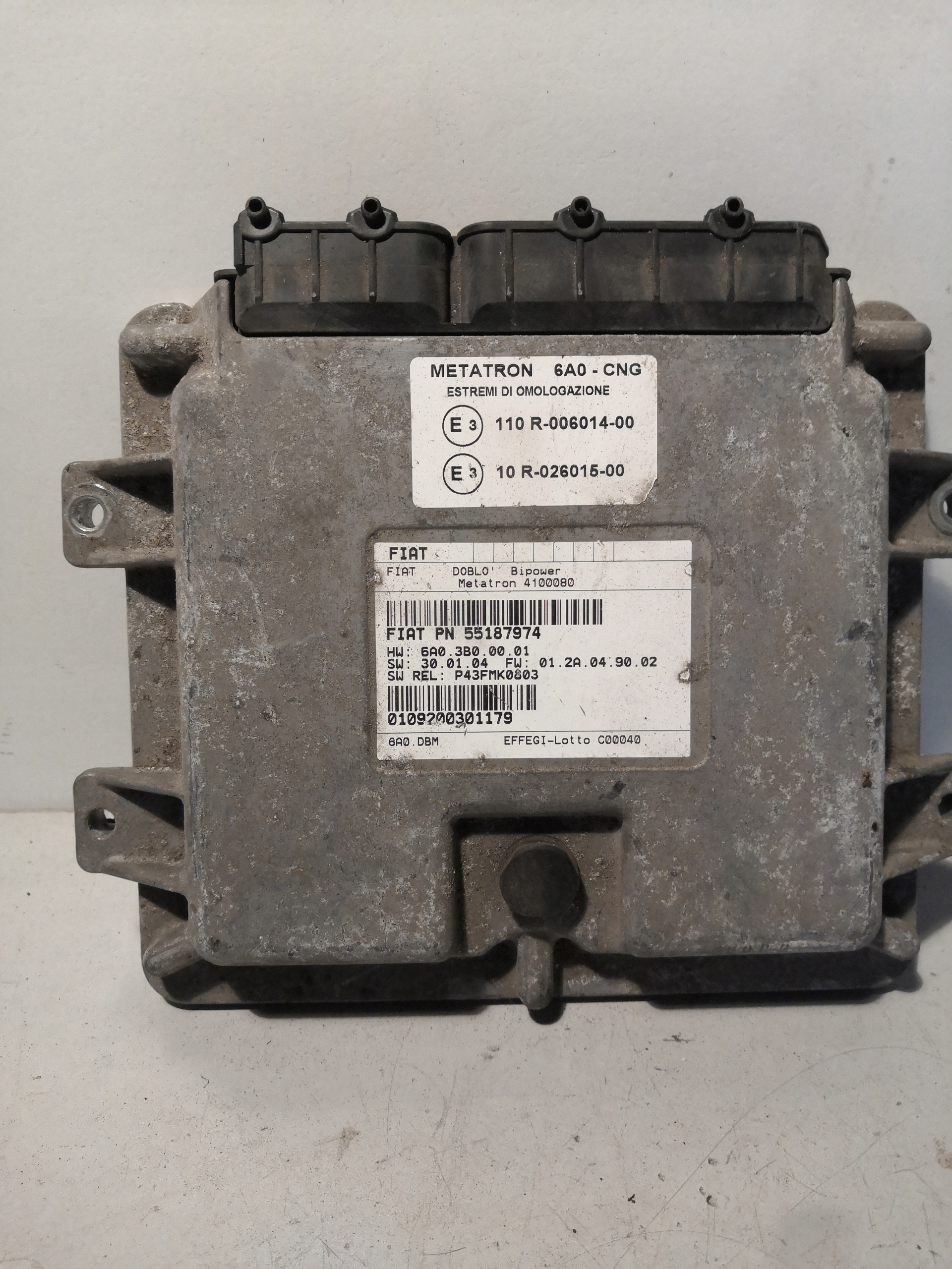 55187974 - РЕГУЛЯТОР ВПРИСКУВАННЯ СПГ FIAT DOBLO-55187974