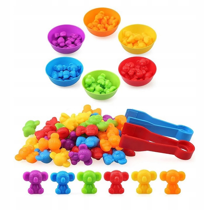 MONTESSORI ZESTAW DO NAUKI LICZENIA - MISIE KOALA Kod producenta UKŁADNKA MONTESSORI