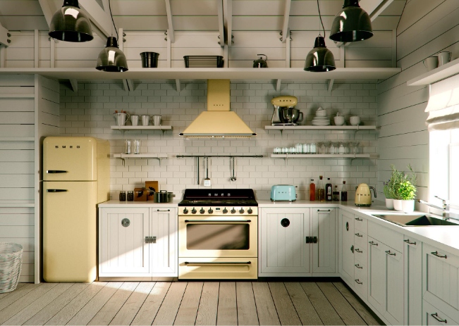 Kuchnia wolnostojąca Smeg CPF9GPOR Marka Smeg