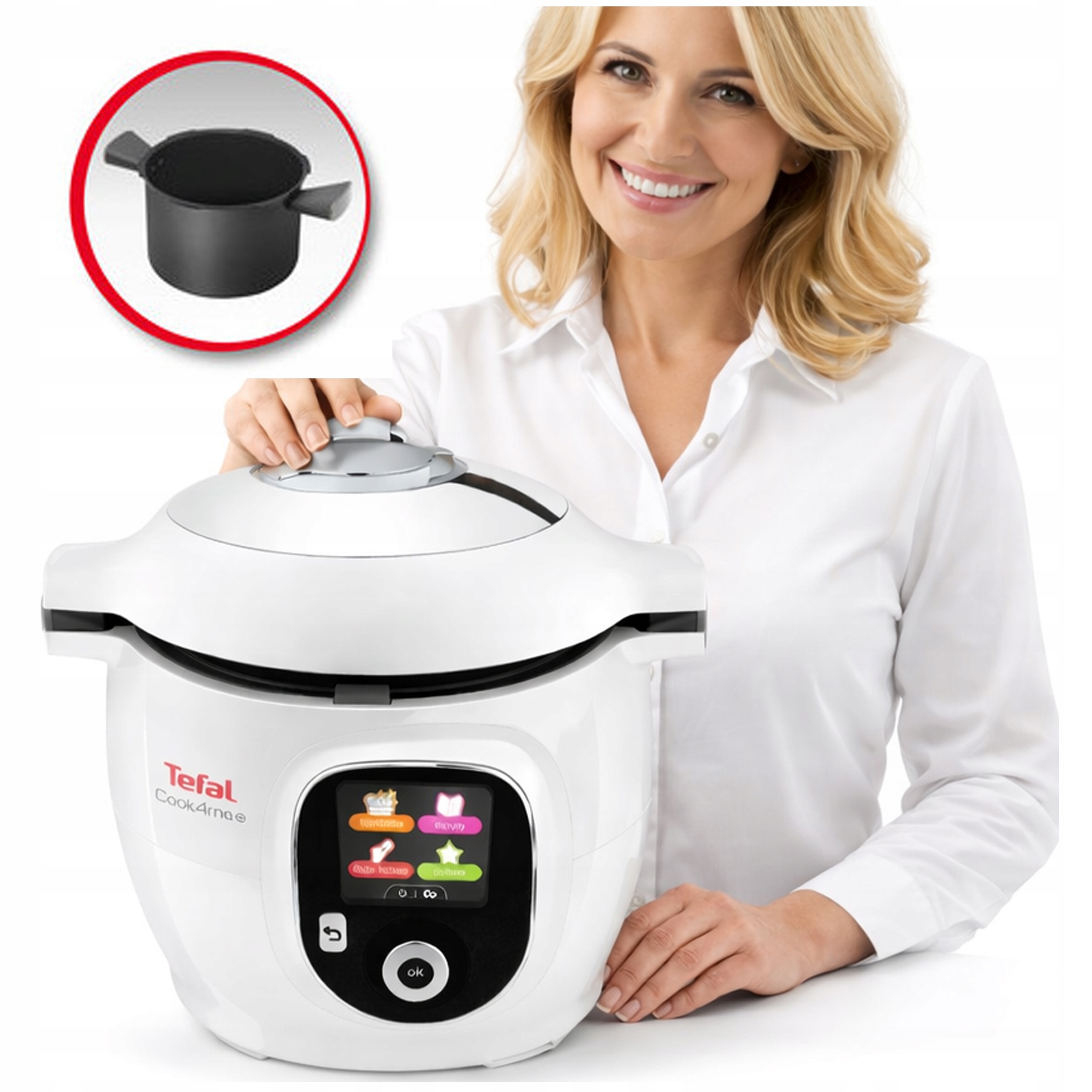 Tefal CY851130 COOK4ME+ wielofunkcyjny garnek Multicooker szybkowar