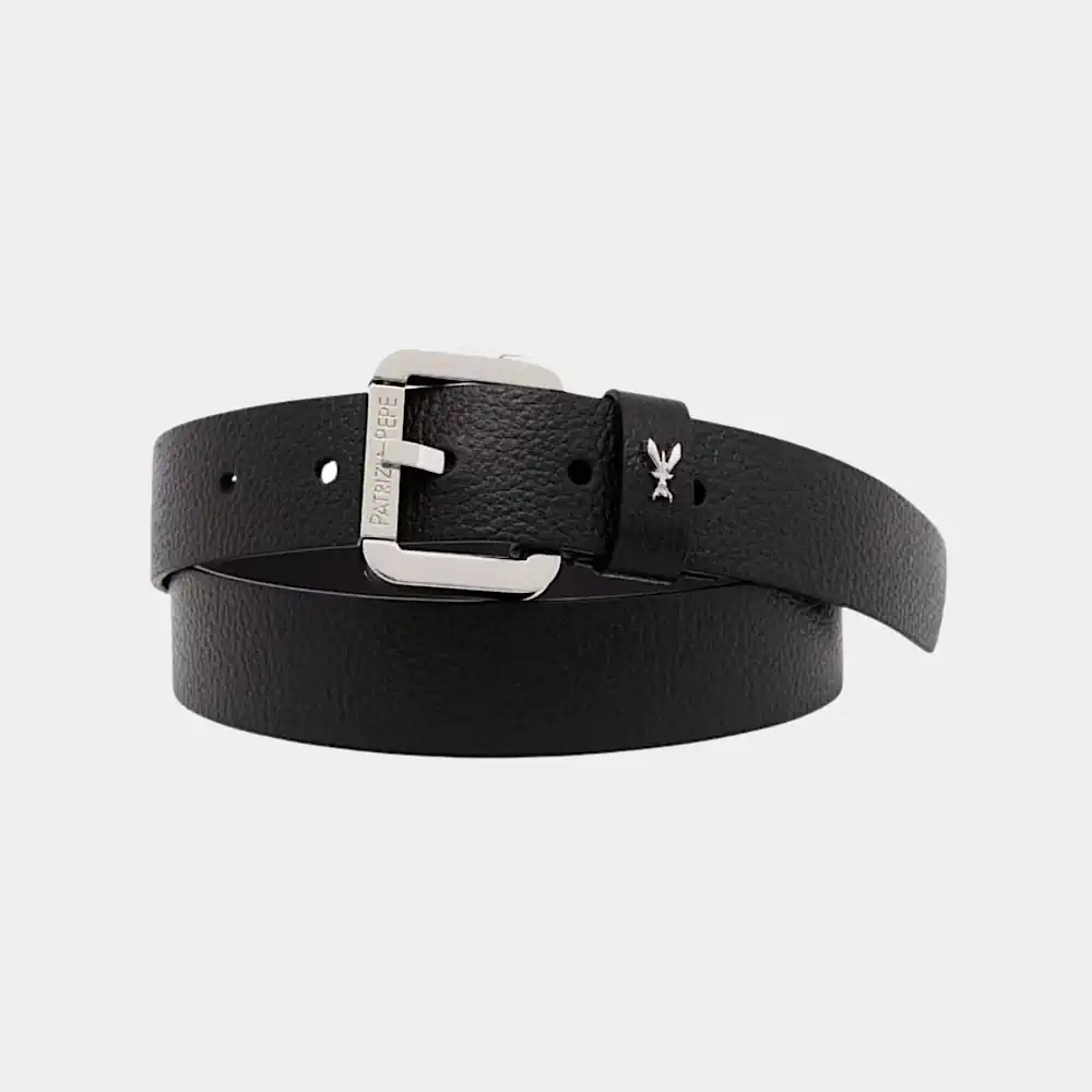 Pásek Koža černý Patrizia Pepe M