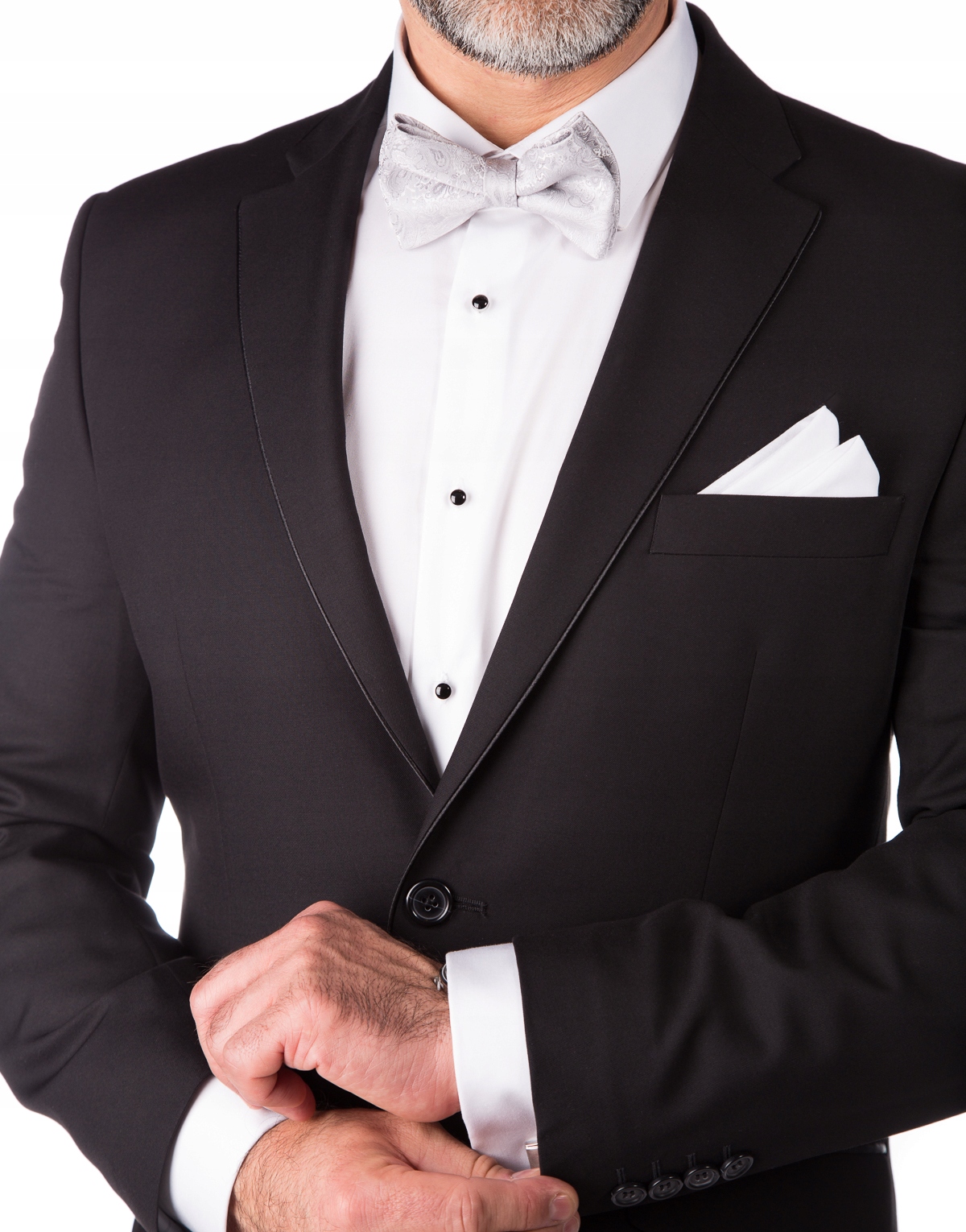 Sako jednořadá černá Regular 170/112